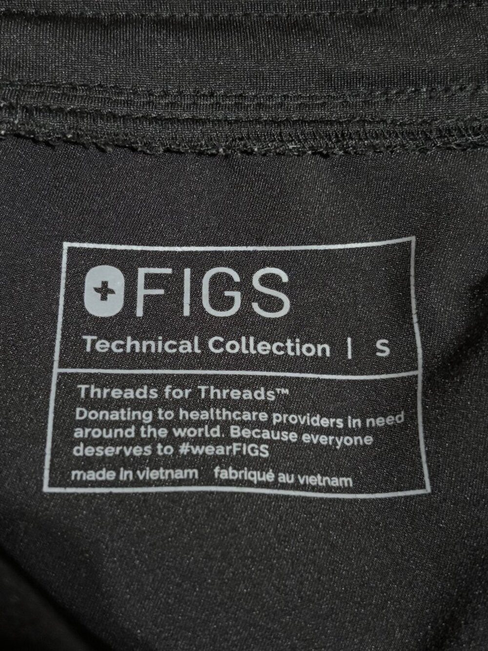 FIGS Zamora Scrub Pants Joggers Size Small Black - Picture 5 of 10
